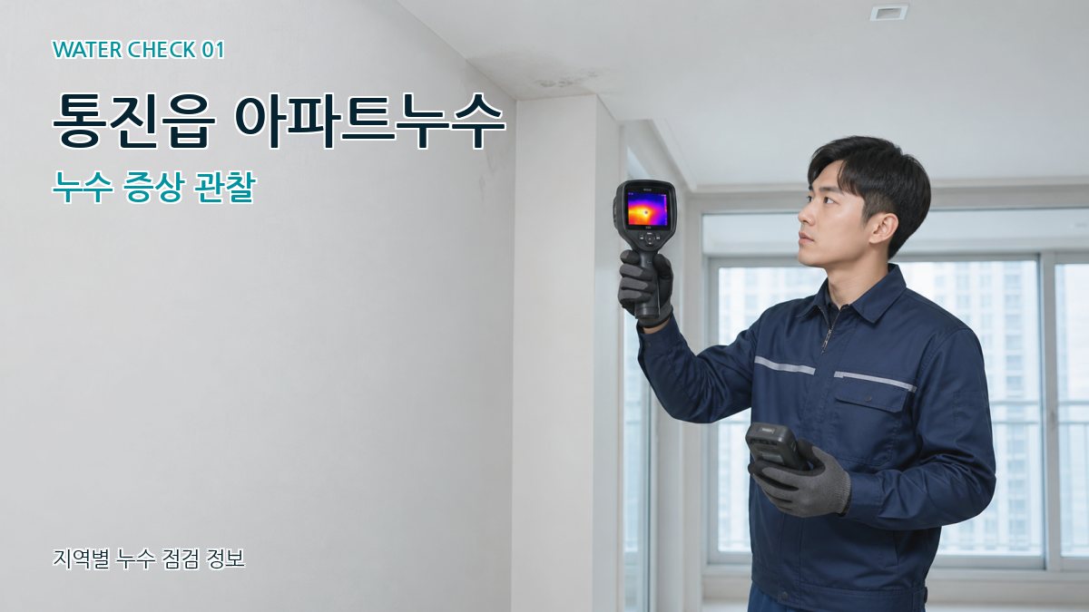 통진읍 아파트누수 누수탐지 이미지