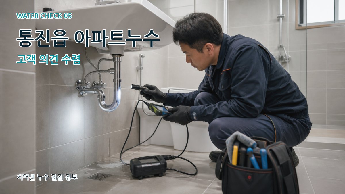 통진읍 누수공사 누수탐지 이미지