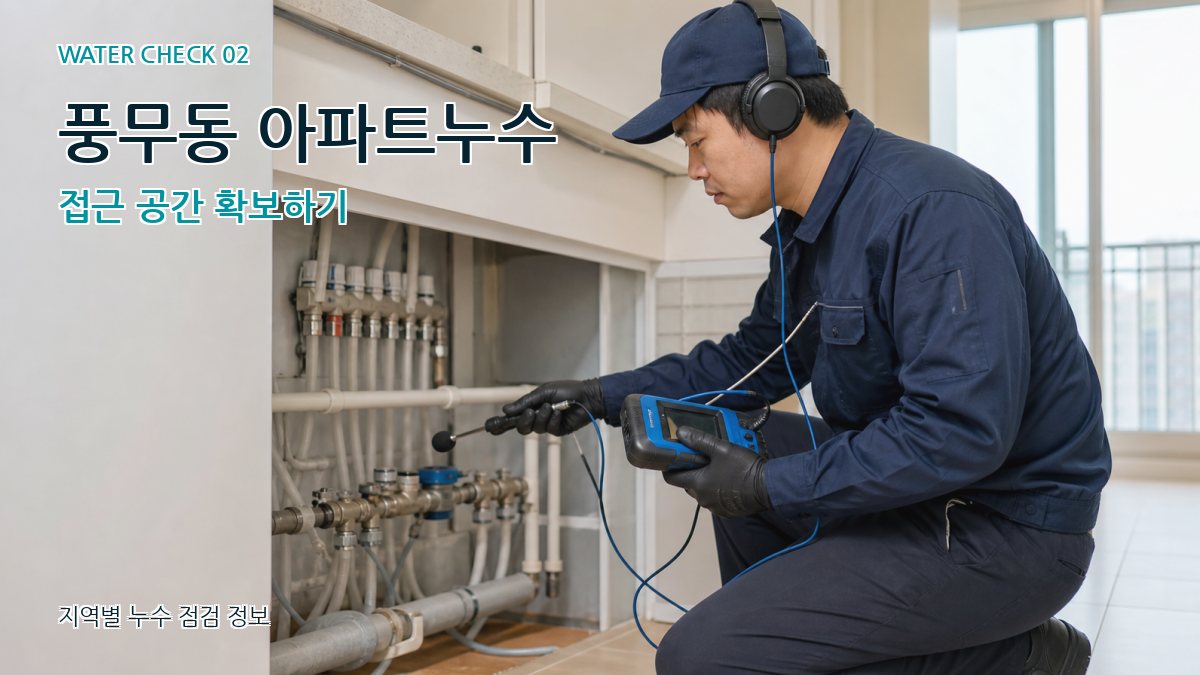 풍무동 화장실누수 누수탐지 이미지