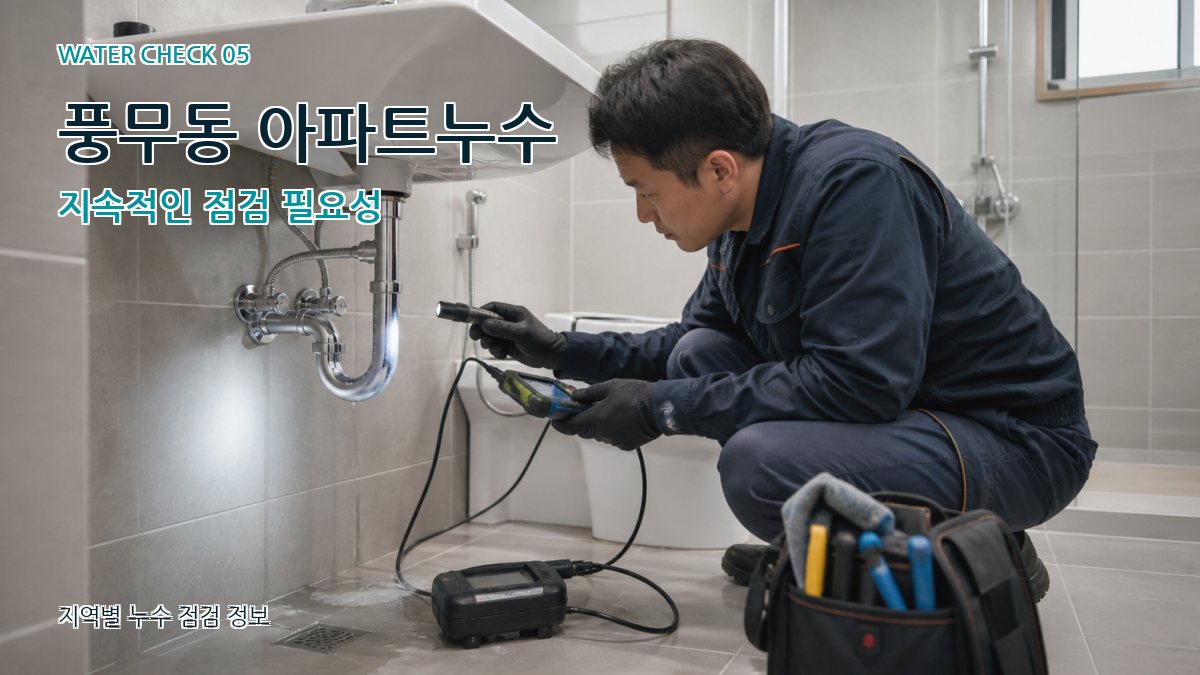 풍무동 누수공사 누수탐지 이미지