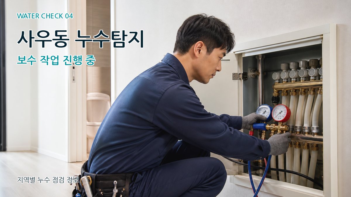 사우동 누수탐지 누수탐지 이미지