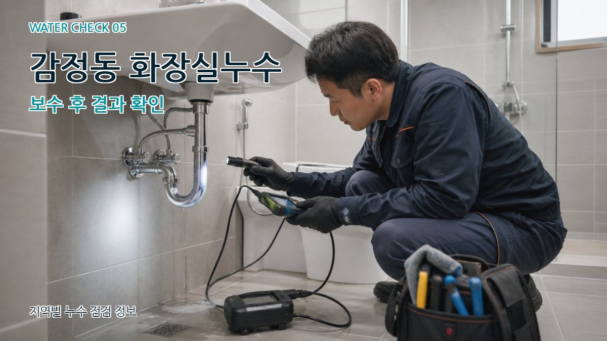 감정동 누수공사 누수탐지 이미지