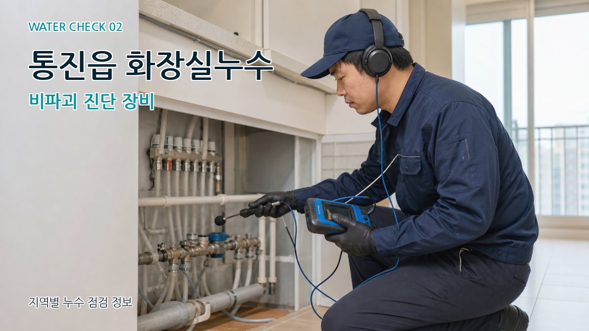 통진읍 화장실누수 누수탐지 이미지