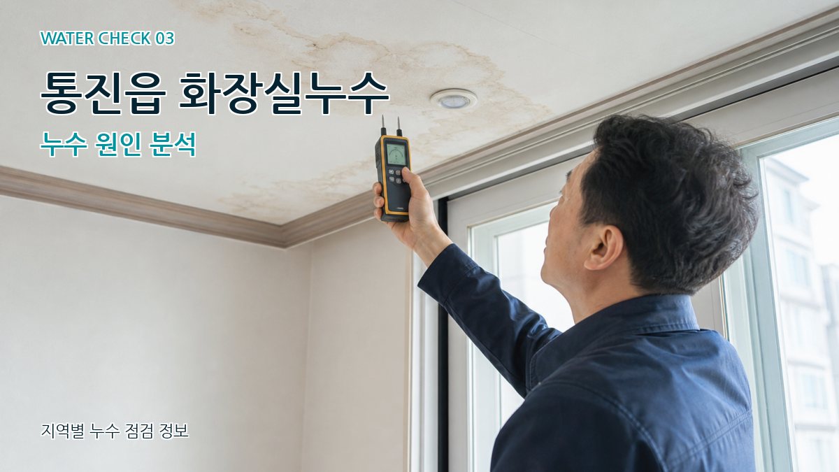 통진읍 천장누수 누수탐지 이미지