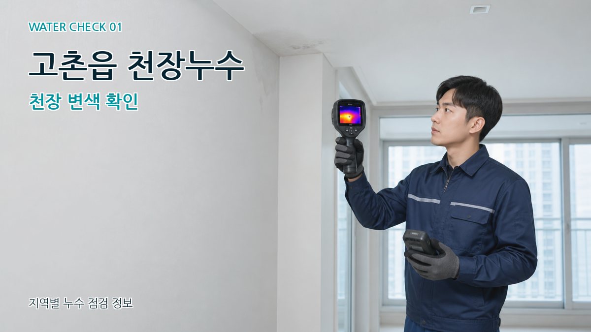 고촌읍 아파트누수 누수탐지 이미지