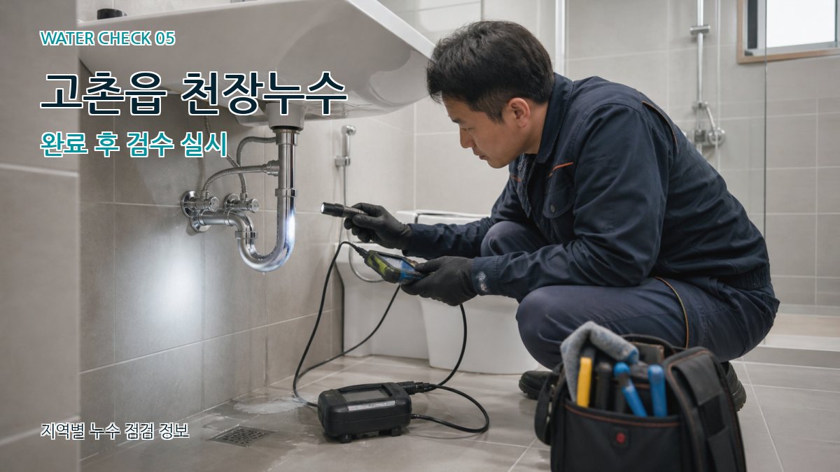 고촌읍 누수공사 누수탐지 이미지