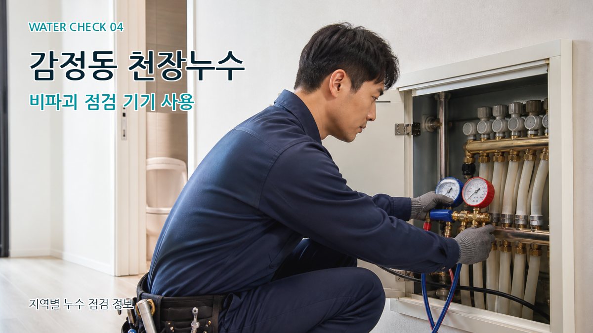 감정동 누수탐지 누수탐지 이미지