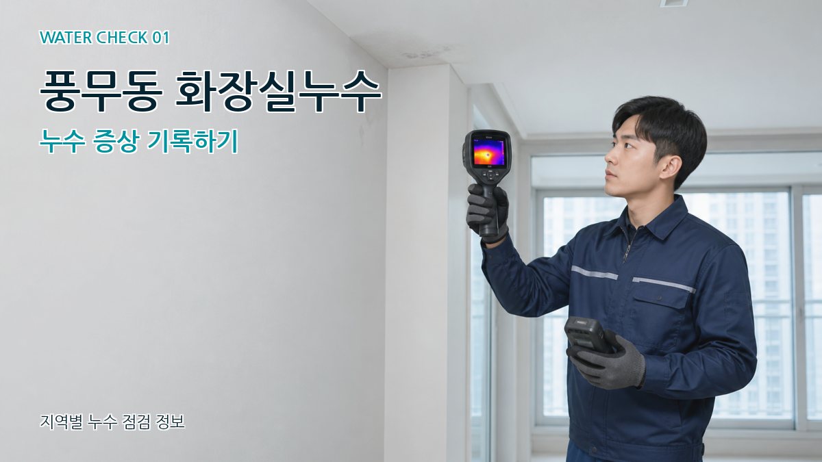 풍무동 아파트누수 누수탐지 이미지