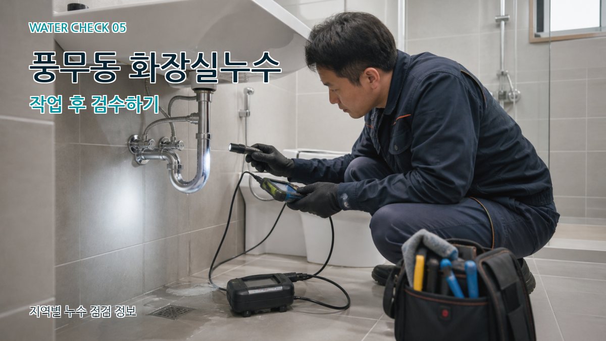 풍무동 누수공사 누수탐지 이미지