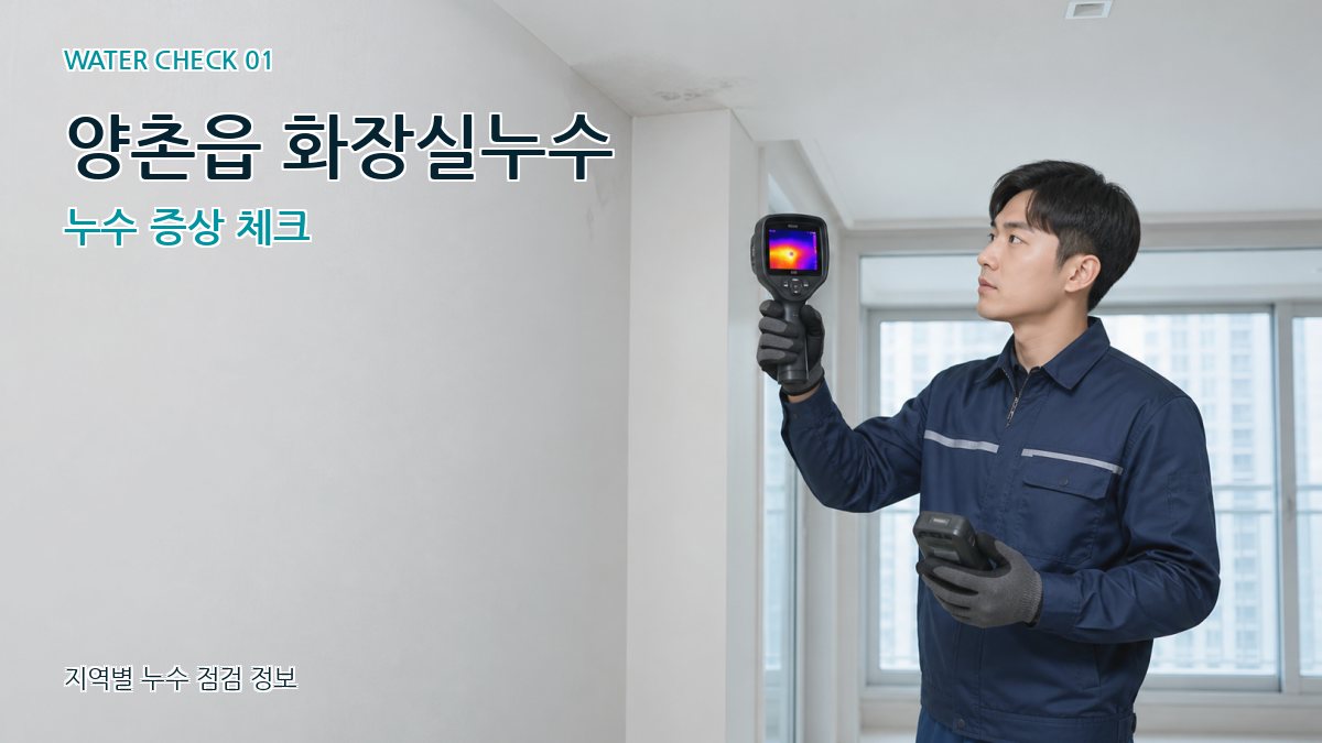 양촌읍 아파트누수 누수탐지 이미지