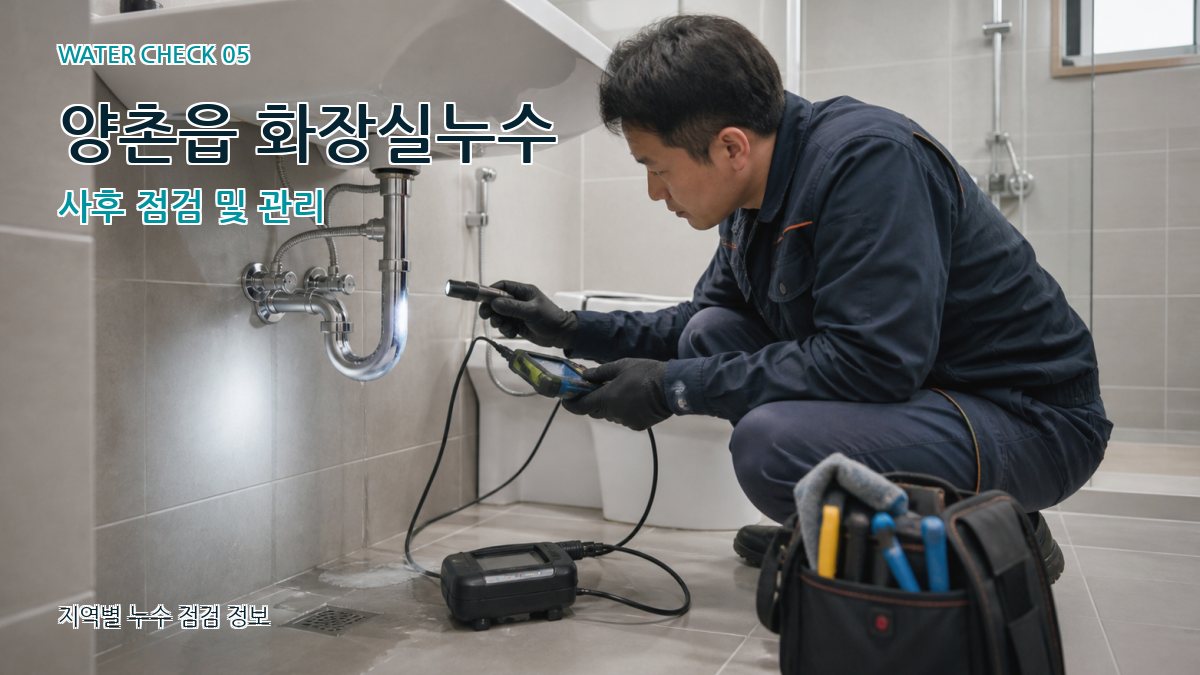 양촌읍 누수공사 누수탐지 이미지