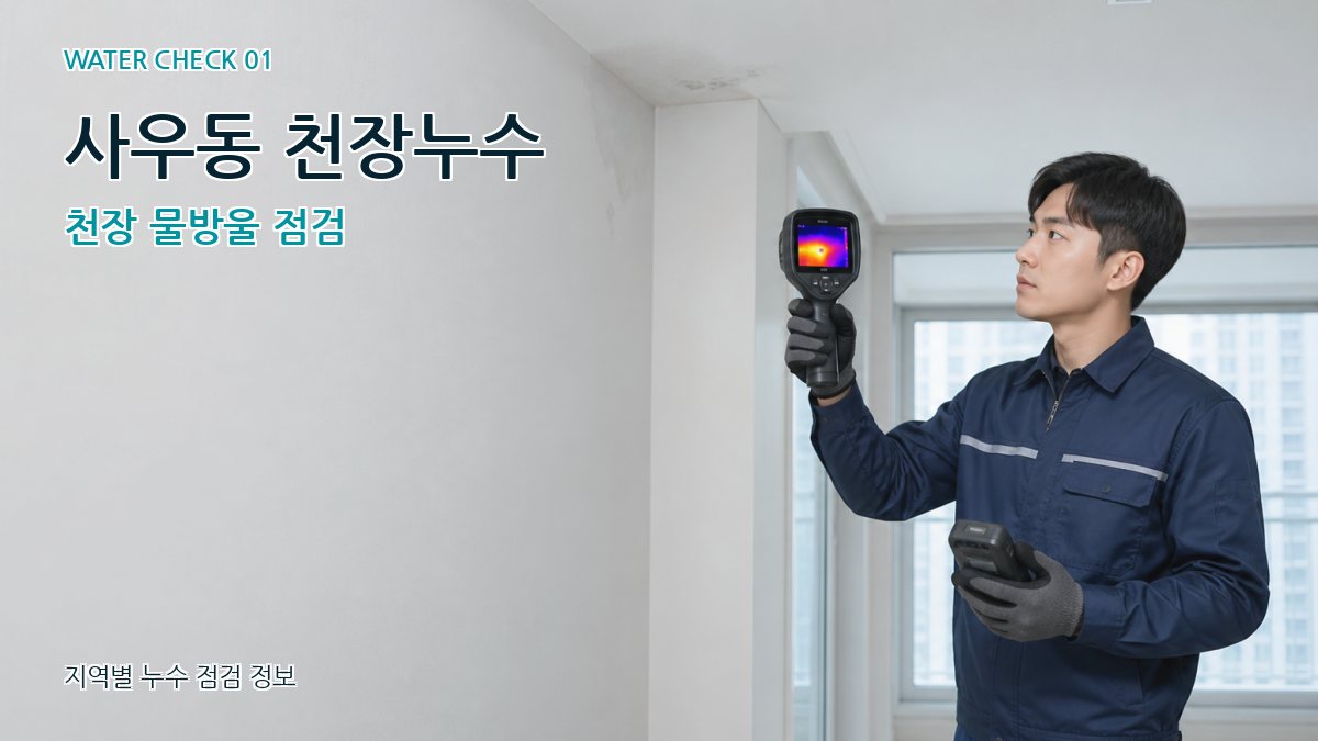 사우동 아파트누수 누수탐지 이미지