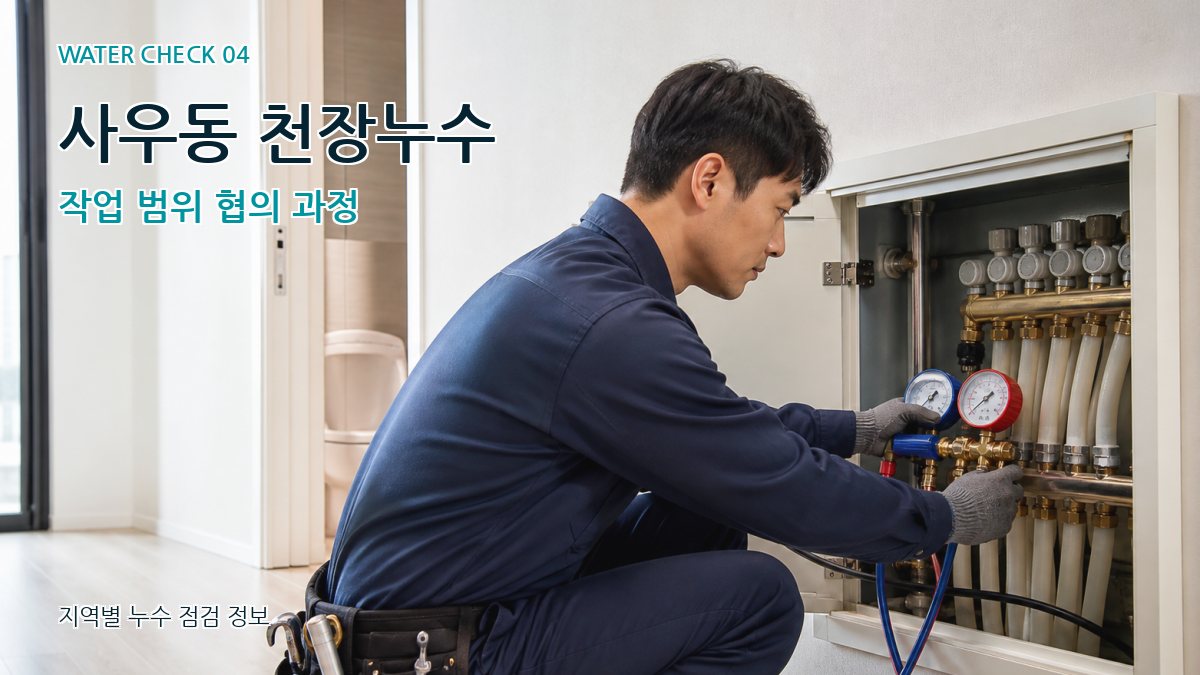 사우동 누수탐지 누수탐지 이미지