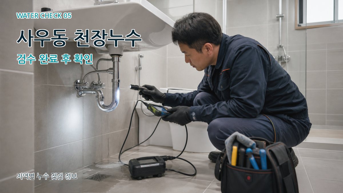사우동 누수공사 누수탐지 이미지