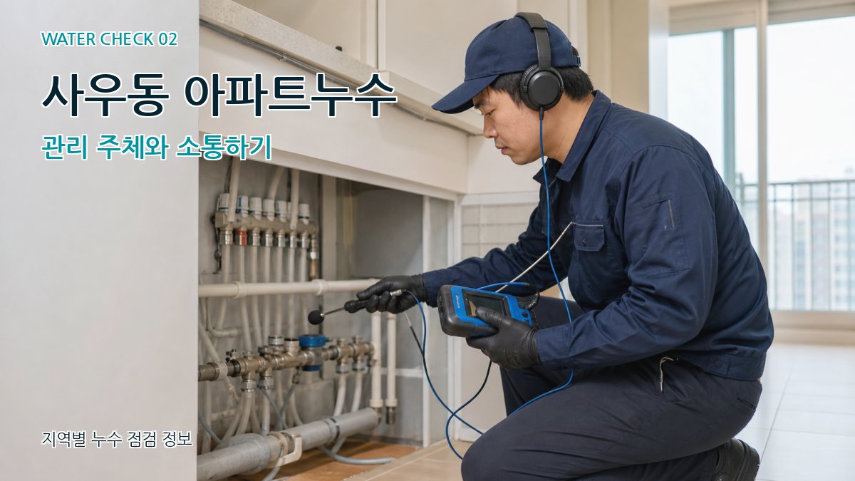 사우동 화장실누수 누수탐지 이미지