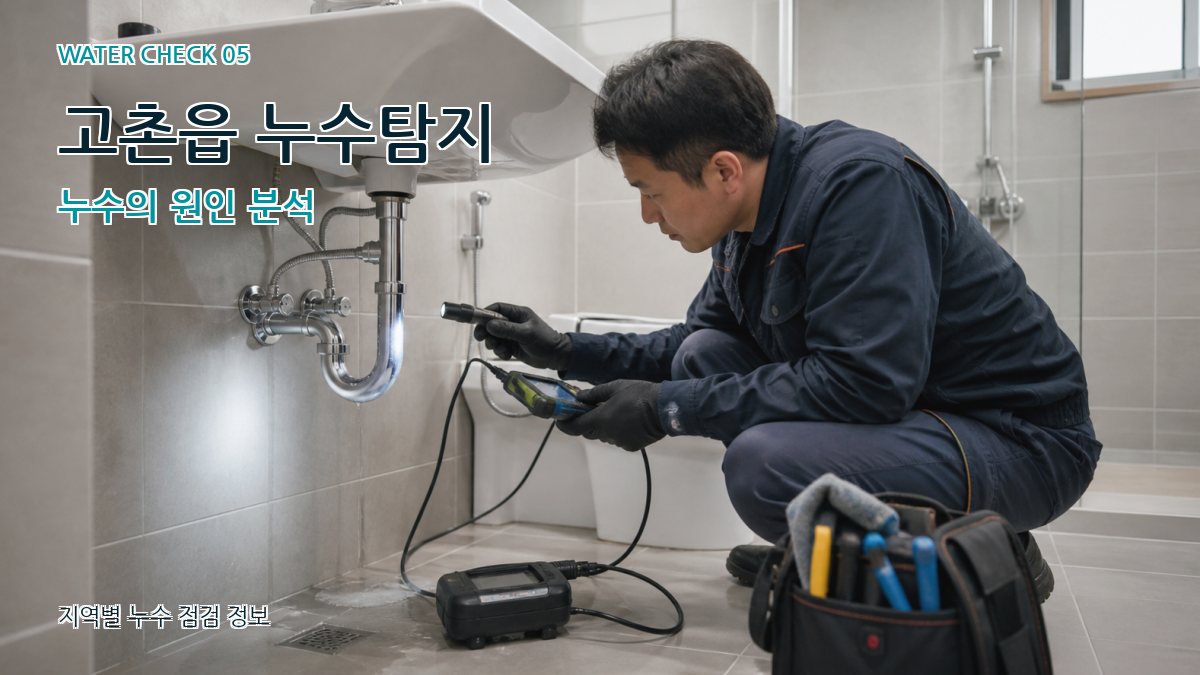 고촌읍 누수공사 누수탐지 이미지