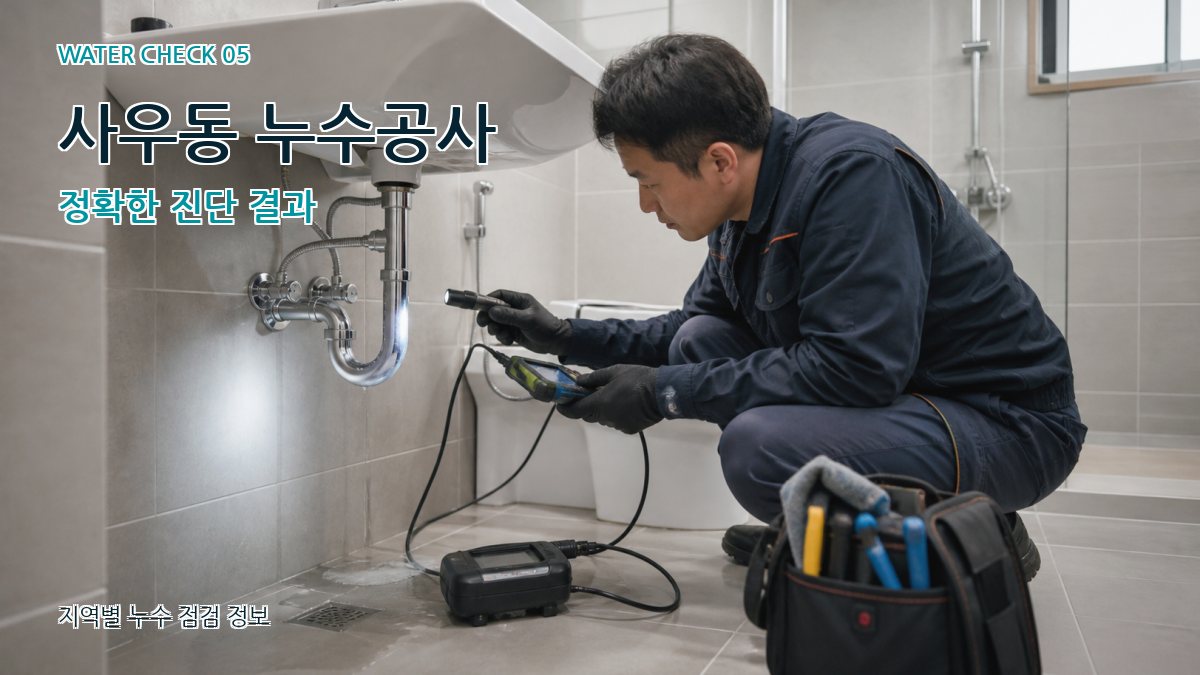 사우동 누수공사 누수탐지 이미지