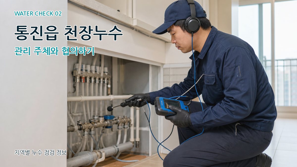 통진읍 화장실누수 누수탐지 이미지