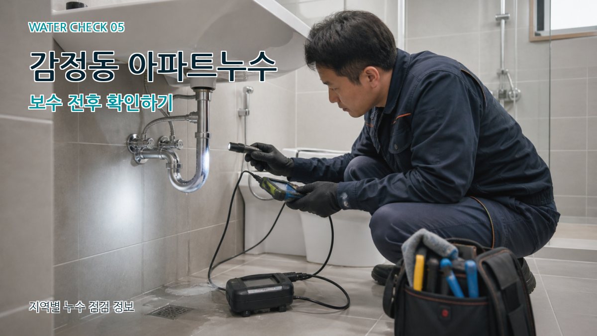 감정동 누수공사 누수탐지 이미지