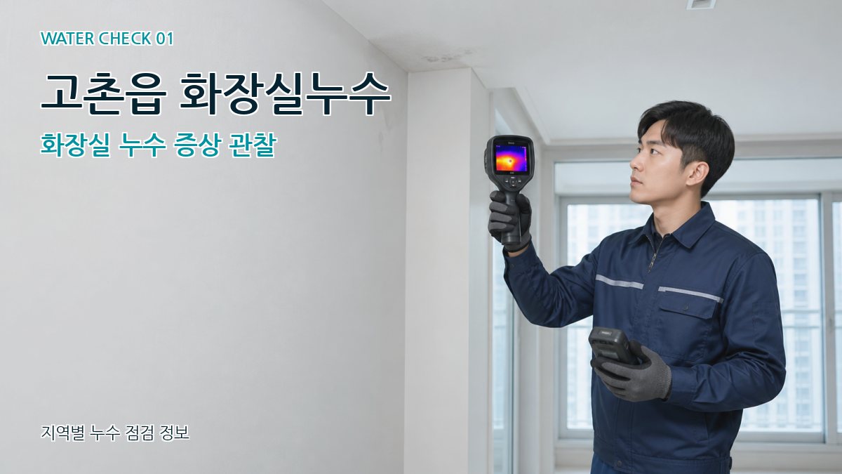고촌읍 아파트누수 누수탐지 이미지