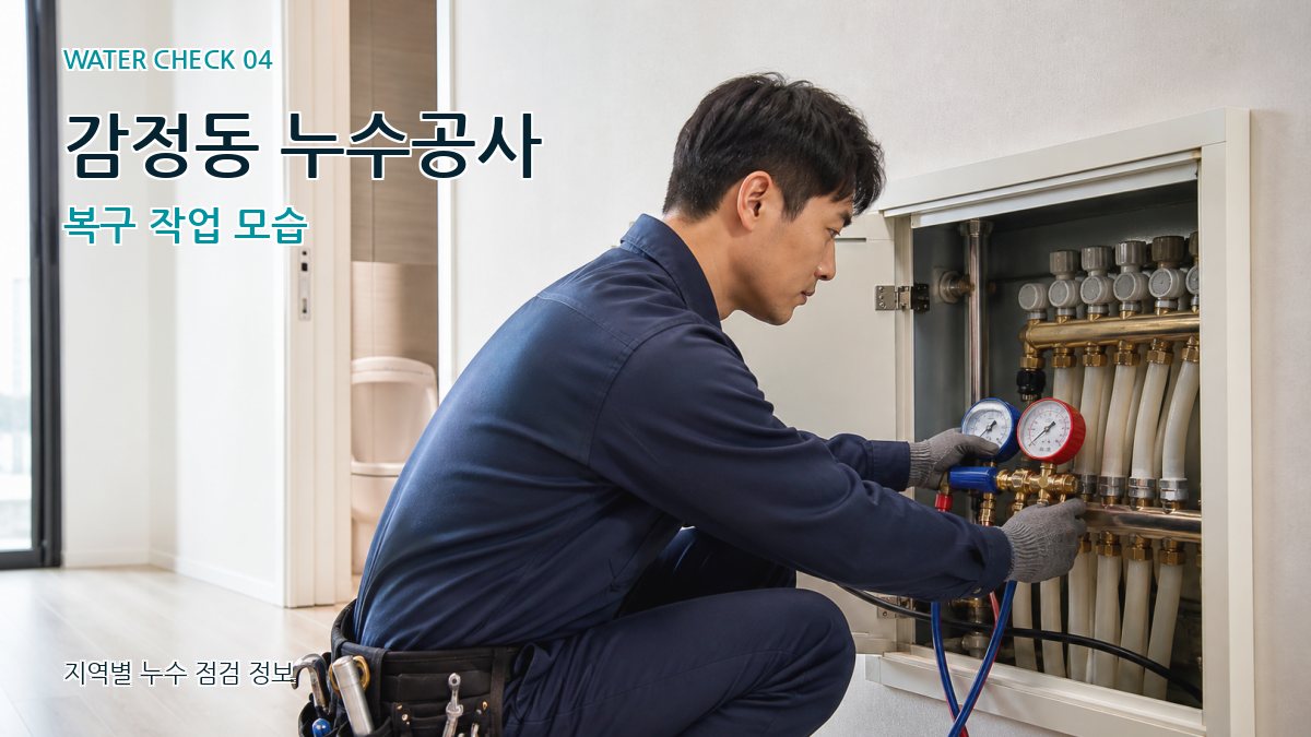 감정동 누수탐지 누수탐지 이미지