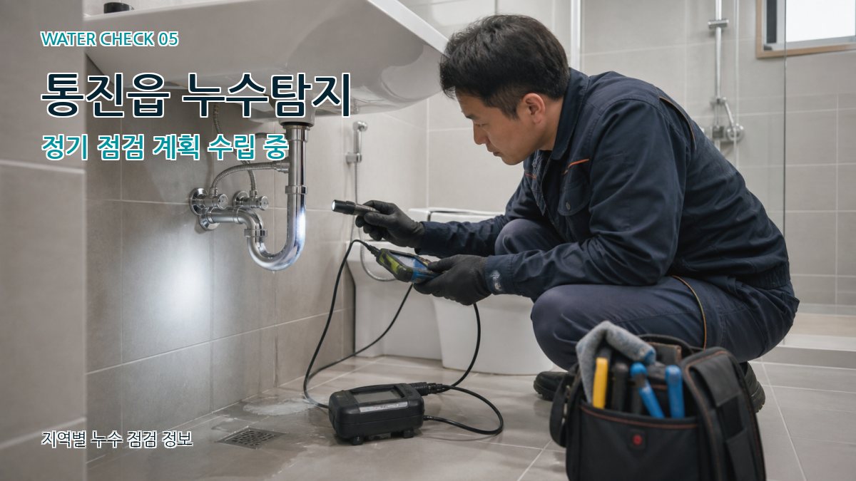 통진읍 누수공사 누수탐지 이미지