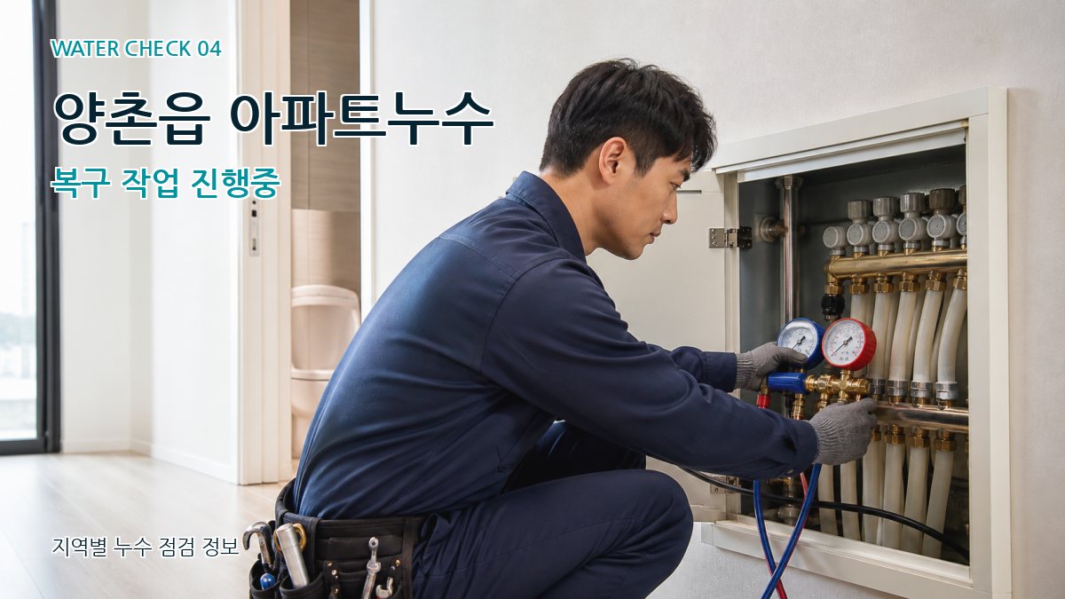 양촌읍 누수탐지 누수탐지 이미지