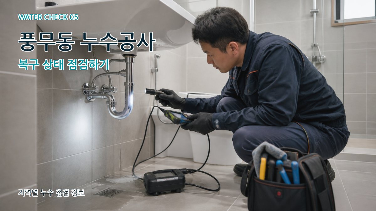 풍무동 누수공사 누수탐지 이미지