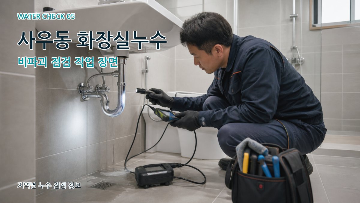 사우동 누수공사 누수탐지 이미지